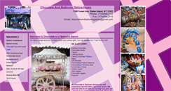 Desktop Screenshot of chocolateandballoons.com